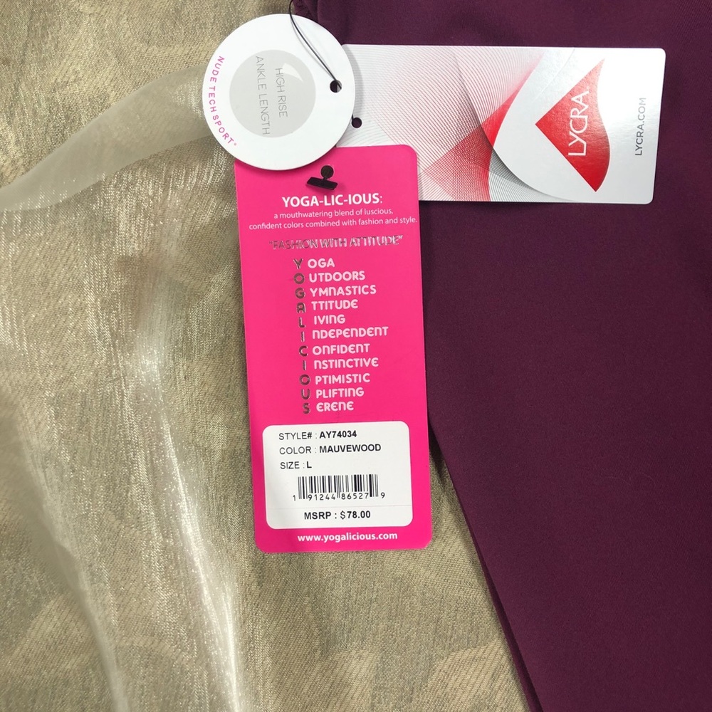 🆕🆕‼️Mauvewood Yogalicious high waist leggings - Picture 4 of 6